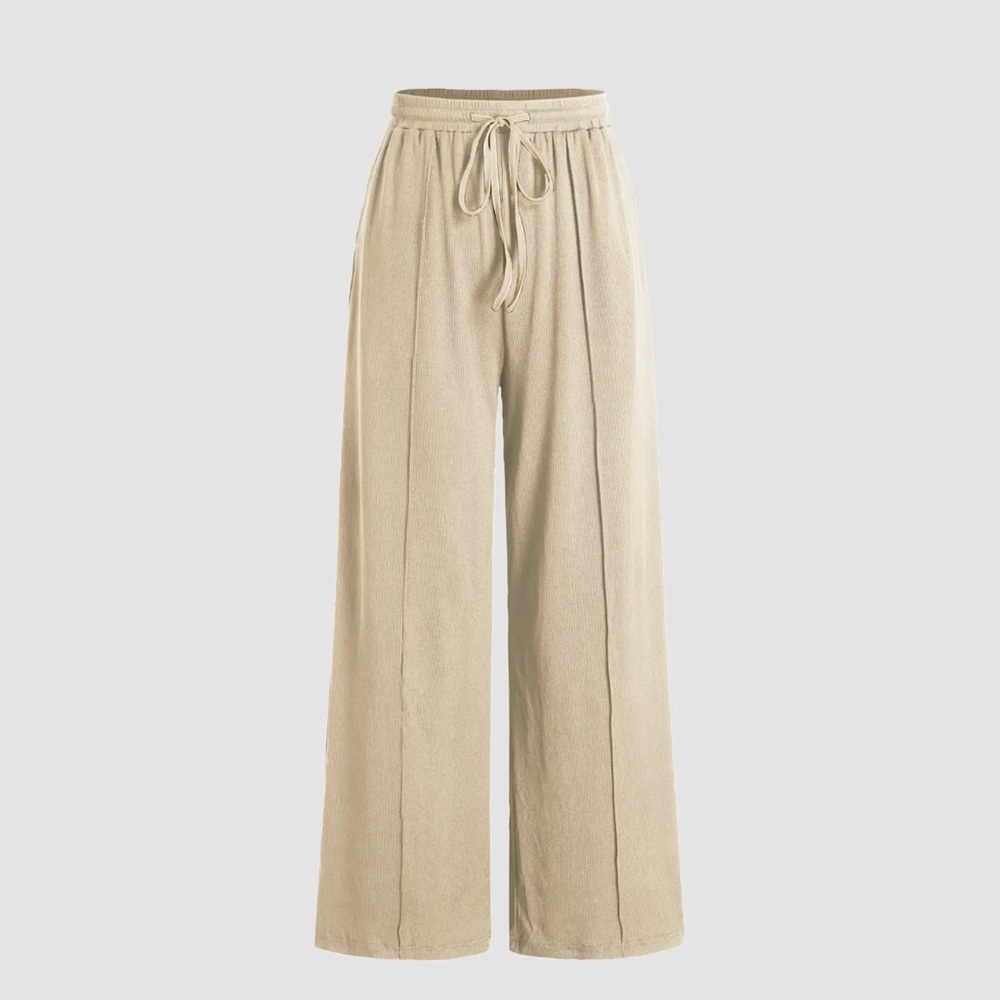 Cider Cream Wide Leg Pants